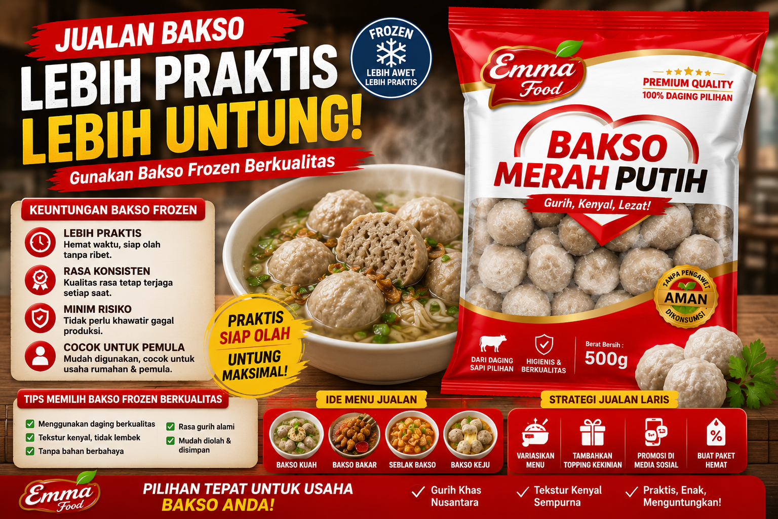 Bakso Frozen: Solusi Cerdas untuk Usaha Kuliner Modern