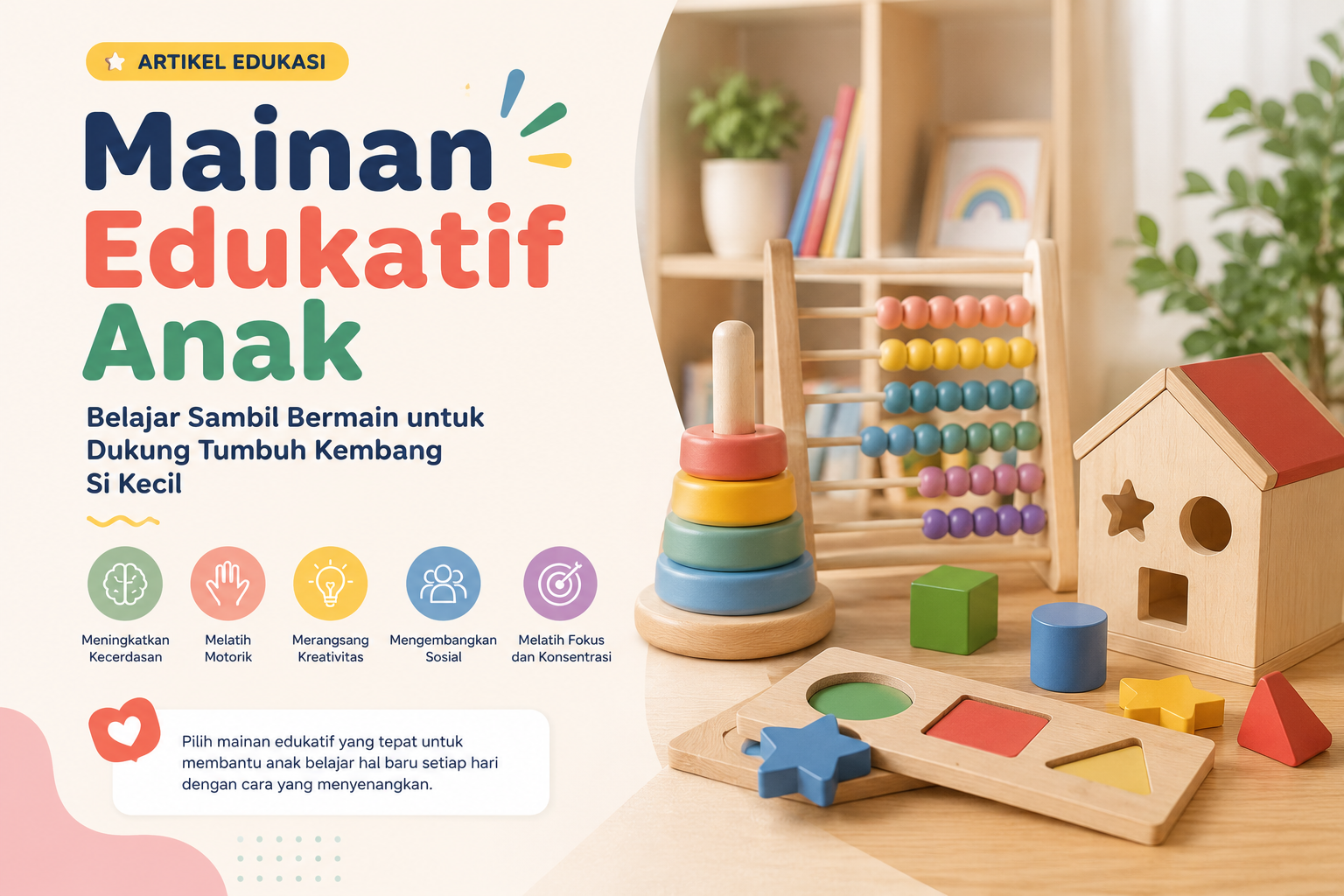 Mainan Edukatif Anak untuk Belajar Sambil Bermain dengan Menyenangkan