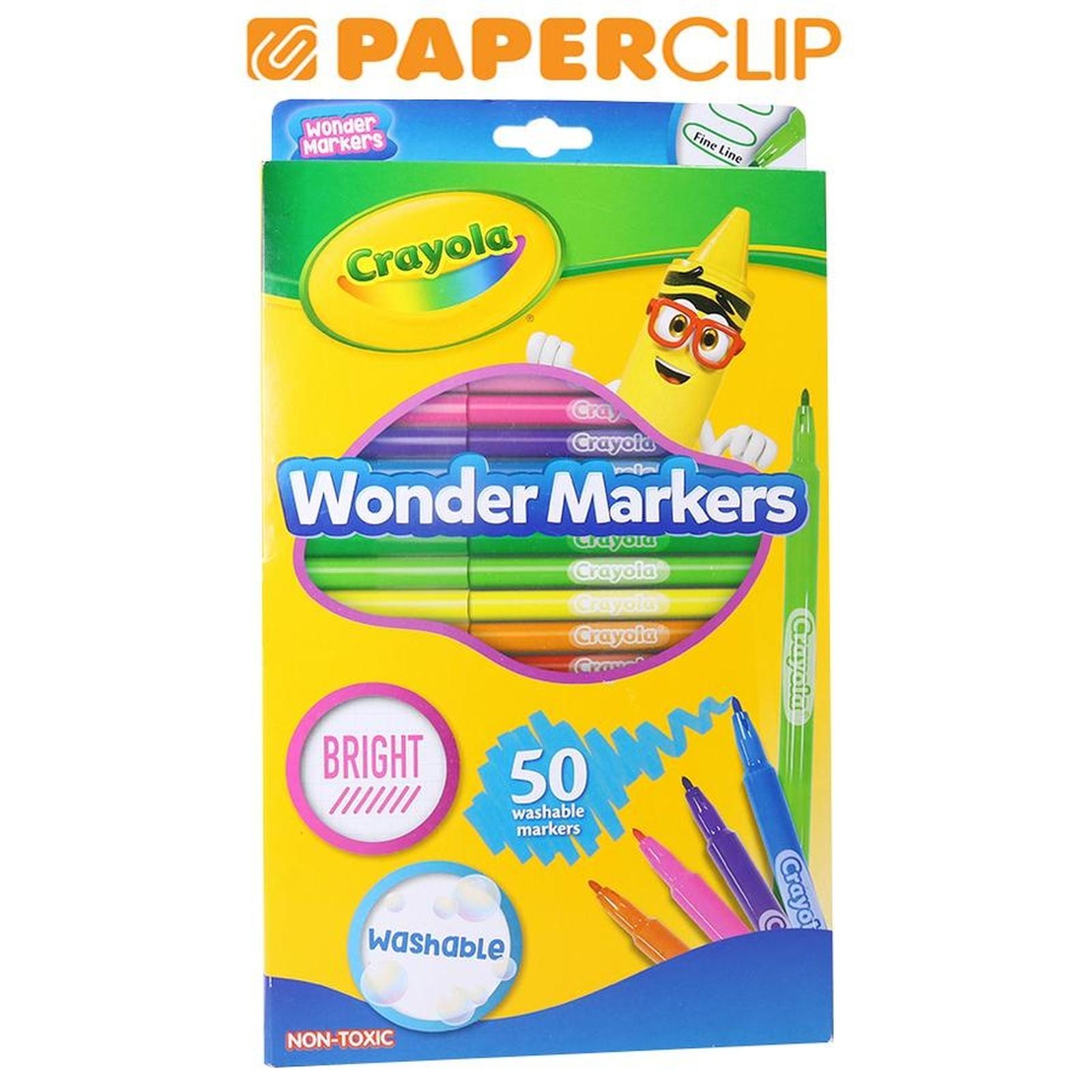 Spidol Crayola 50 Colors Wonder Markers Spidol Warna Alat Mewarnai