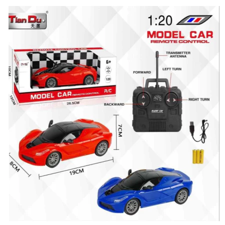 EMMA TOYS 1:24 Rc Model Car Simulation Mainan Mobil Remote Control