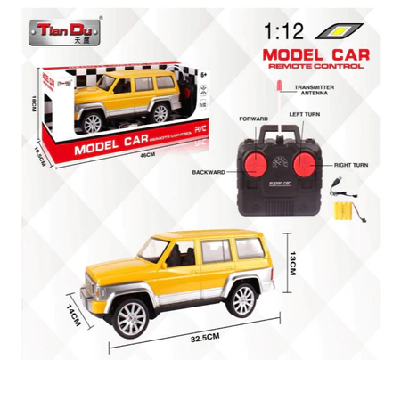 RC Car 1:12 with Light EMMA TOYS - Mainan Mobil Remote Control Anak